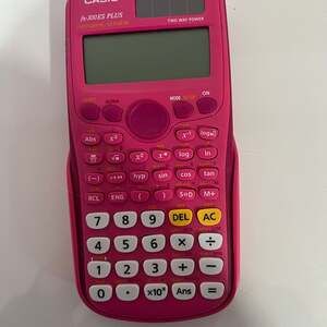 Casio FX-300ES Plus Scientific Calculator, Pink
